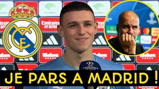 🚨🚨 PHIL FODEN au REAL MADRID, C'EST VALIDÉ ! / UNE STAR DU REAL EFFACE UN RECORD DE BENZEMA !!