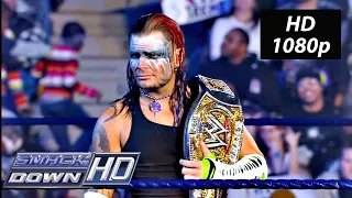 Jeff Hardy celebrates his WWE Championship victory WWE SmackDown Dec. 19, 2008 HD