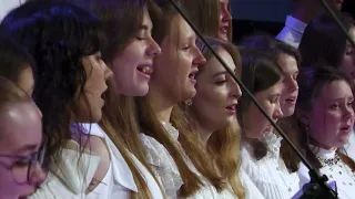 МОЛОДЁЖНЫЙ ХОР в GRACE AVENUE BIBLE CHURCH - "РАНО УТРОМ, НА РАССВЕТЕ..."    Пасха 2024