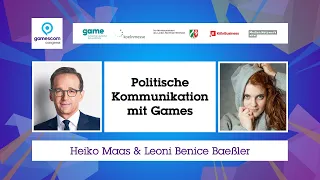 Games und Politik: Ein Gespräch mit Außenminister Heiko Maas | gamescom congress 2020