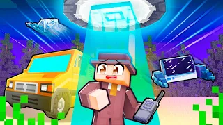 UFO PRZYLECIAŁO NA MÓJ ŚWIAT w MINECRAFT