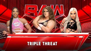 Bianca Belair VS Liv Morgan VS Doudrop | WWE Triple Threat Match WWE2K22