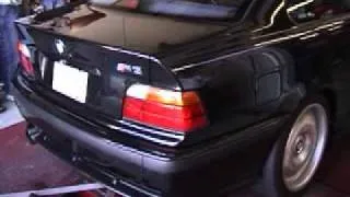 Supercharged BMW E34 at a dyno day - 2002