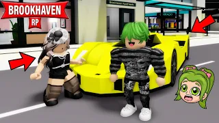 ME VISTO DE CHICO Y DESCUBRO QUE MI NOVIA ES UNA INTERESADA CON EL NUEVO COCHE BROOKHAVEN ROBLOX