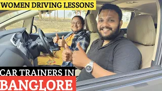 Personal Car Trainers in Banglore -  Women Driving Lessons - Learn car Driving Easily