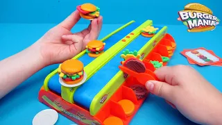 Burger Mania Board Game with Family Toys Collector