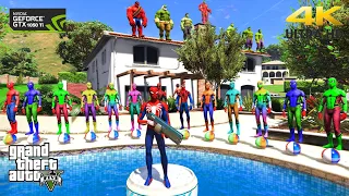 GTA 5 Epic Ragdolls | Spiderman and Super Heroes Minions Jumps/fails (Euphoria Physics)Episode - 129