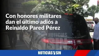 Familiares y amigos dan último adiós a Reinaldo Pared Pérez