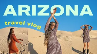 MY FIRST TRAVEL VLOG OF 2021 |  Visiting Arizona for content creation, mental health, and ALIENS?!