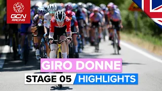 Will The Sprinters Control The Break? | Giro Donne 2022 Stage 5 Highlights