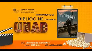 Tráiler BiblioCine Documental Vjeran Tomic El hombre araña de París viernes 22 de marzo 2024 - 12 pm