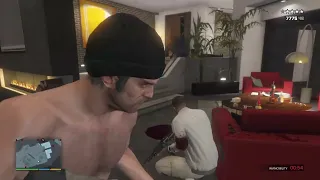 Grand Theft Auto V Big sleepover party at Franklins house again!