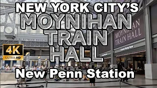 Moynihan Train Hall and the New Penn Station Virtual Walkthrough in 4K and Binaural 3D Spatial Audio