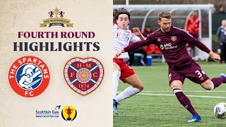 The Spartans 1-2 Heart of Midlothian | Scottish Gas Men's Scottish Cup Fourth Round Highlights