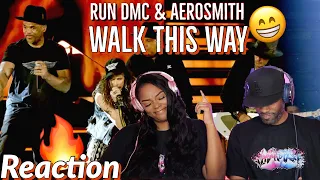 RUN-DMC & AEROSMITH "WALK THIS WAY" REACTION | Asia and BJ