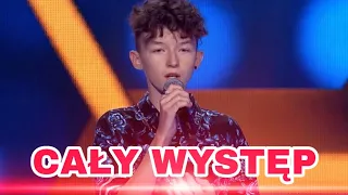 Marcin Maciejczak | CAŁY WYSTĘP THE VOICE KIDS - I'll never love again + Dłoń z trenerami