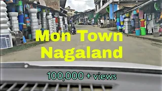 Driving through the street of Mon town PART-1 | Mon view | Nagaland | Driving Simulation | 2019 |