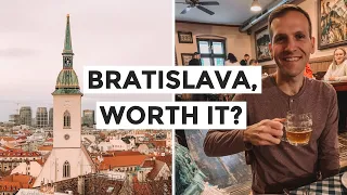 BRATISLAVA SLOVAKIA FOOD & BEST THINGS TO DO!