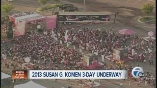 Susan G. Komen breast cancer 3Day Walk kicks off in Novi