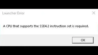 🔪 A CPU that supports the SSE4.2 instruction set is required