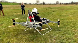 POV Piloting Jetson Electric "Flying Car" Personal Aerial Vehicle