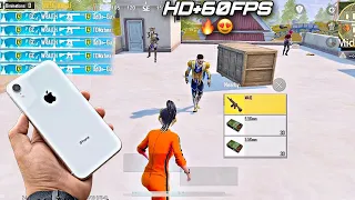 iPhone XR HD+60FPS 😍 / IOS 17.1 Livik Gameplay 🔥 / Pubg Test 2023 ❤️