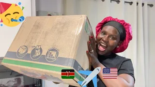 Surprise!!  My grandparents & aunt sent me gifts from KENYA to USA 🥳🙌🏿🇺🇸🇰🇪