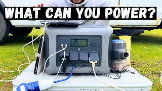 Allpowers R1500 Portable Power Station & Solar REVIEW