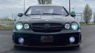 Widebody Mercedes CL55 Blackseries Bodykit Stage2 Eurocharged Tuned MBH Headers Borla Exhaust Modded