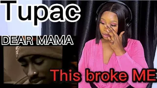 CAN'T STOP CRYING Hearing Tupac -Dear Mama | First Reaction