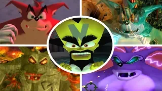 Crash Bandicoot Wrath of Cortex - All Bosses + Cutscenes (No Damage)