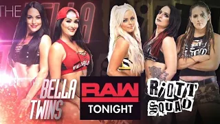 The Bella Twins Vs The Riott Squad - WWE Raw 03/09/2018 (En Español)