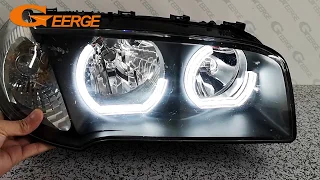 For BMW E83 X3 2003 - 2010 Excellent DTM M4 Style Ultra bright led Angel Eyes halo rings