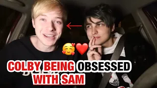 Colby Brock being OBSESSED with Sam Golbach for 2 minutes straight