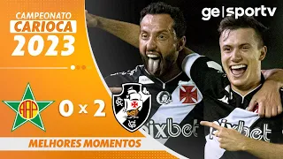 PORTUGUESA-RJ 0 X 2 VASCO | MELHORES MOMENTOS | CAMPEONATO CARIOCA 2023 | ge.globo