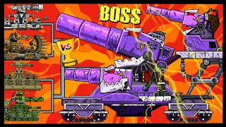 ⚔️Monster Boss/ Dora VS Karl44/Мега танки VS Мега Босс |Мультики про танки |Tank Cartoon Arena