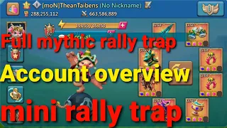 This is titan rally trap account overview - lords mobile