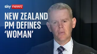 New Zealand PM struggles when asked 'what is a woman?'