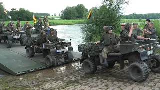 Wesersprung 2012 Royal Engineers 412 Troop RK Emmerthal M3 Amphibious Rig British Army 10 Jahre