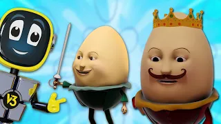 Humpty Dumpty Sat On A Wall - Sing Along | Nursery Rhymes for Babies | RoboGenie