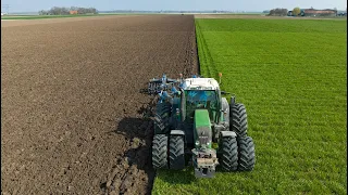 Little Bigfoot ploughing | Fendt 415 + Lemken plough & packer | Tillage 2022