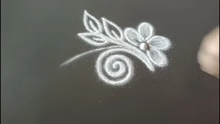 daily use rangoli || rangoli || rangoli design ||muggulu || freehand rangoli