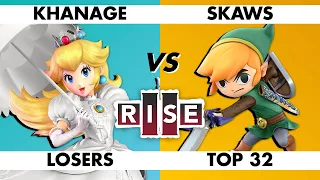 RISE #2 Top 32 Losers R2 - Khanage(Peach) vs Skaws (Toon Link)