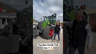 Our Group Sales Specialist, Colin Blood, showing us the New Fendt 728 Gen 7 😍🔥 #bandbtractors