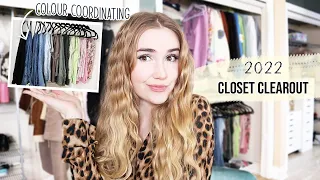 INTENSE CLOSET CLEAR OUT !! *donating everything*