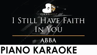 ABBA - I Still Have Faith In You - Piano Karaoke Instrumental Cover with Lyrics