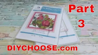 DIYCHOOSE PART 3. Two Gorgeous Cross Stitch Kits Review