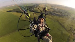 Парамотор АЛЬТАИР-100М - новая рама! / Altair-100M paramotor, EOS-100 Booster Engine