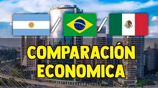 ¿Que país tiene la mejor economía de Latinoamérica? Comparación entre las 3 mayores!