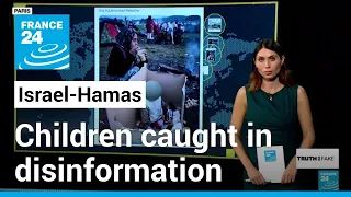 No, these images do not show Palestinian children in Gaza • FRANCE 24 English